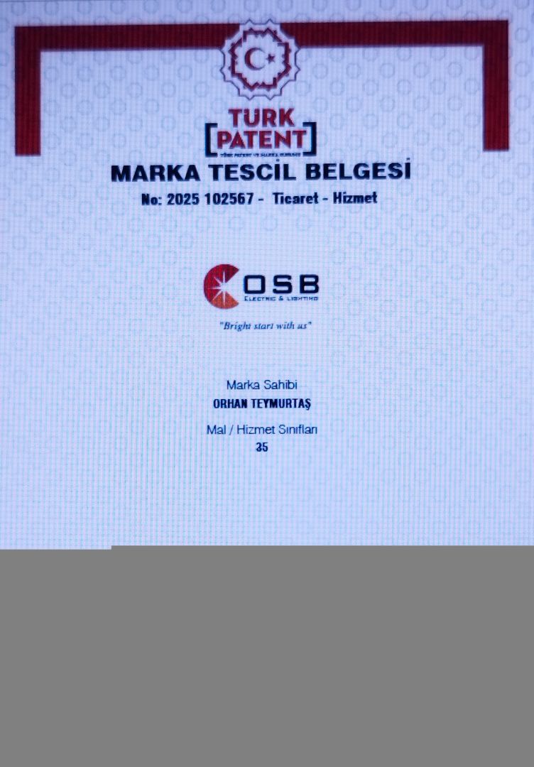 MARKA LOGO İSİM PATENTİMİZİ ALDIK.